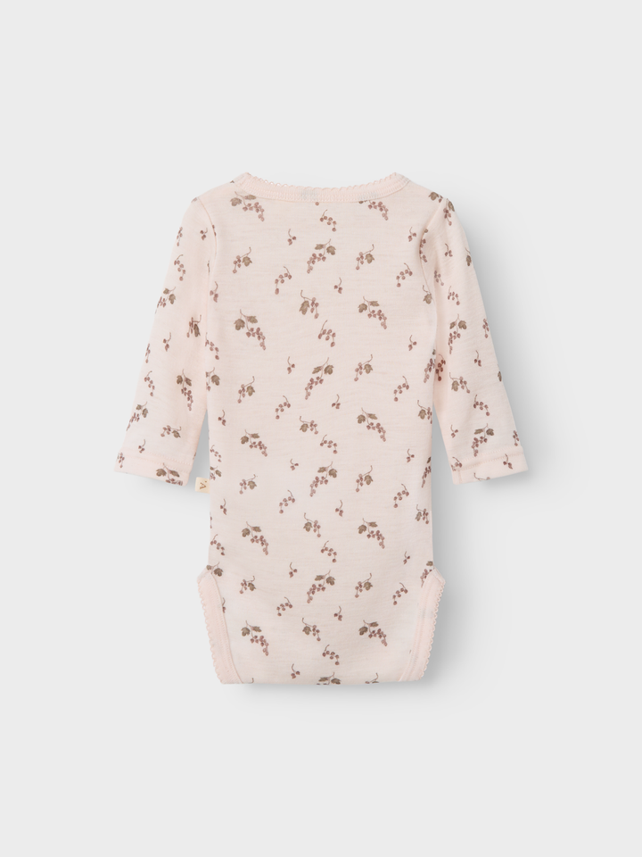 NBFNOEL NIA WOOL LS SLIM BODY LIL NOOS  Lyserosa