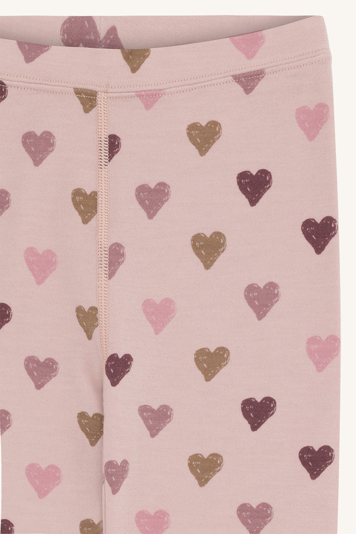 HC LAKI HEARTS LEGGING  Adobe Rose