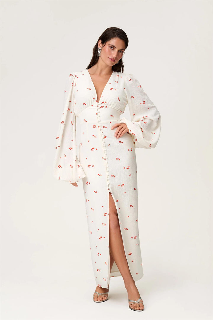 Positano Maxi dress  White Rose