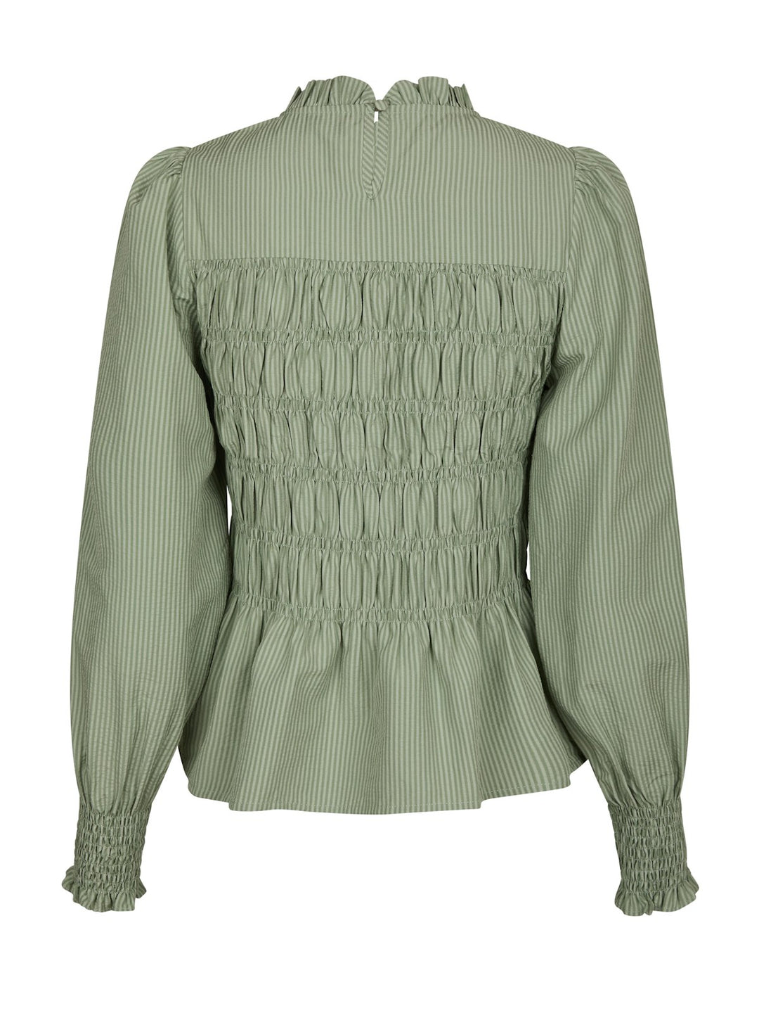 Possa Stripe Blouse  Dusty Green