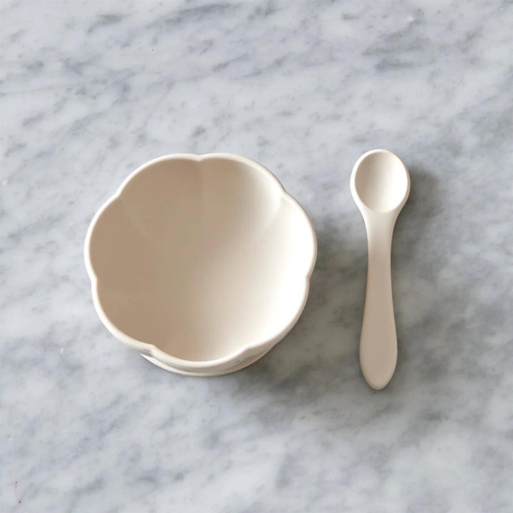Bowl & Spoon Set  Berry Blue
