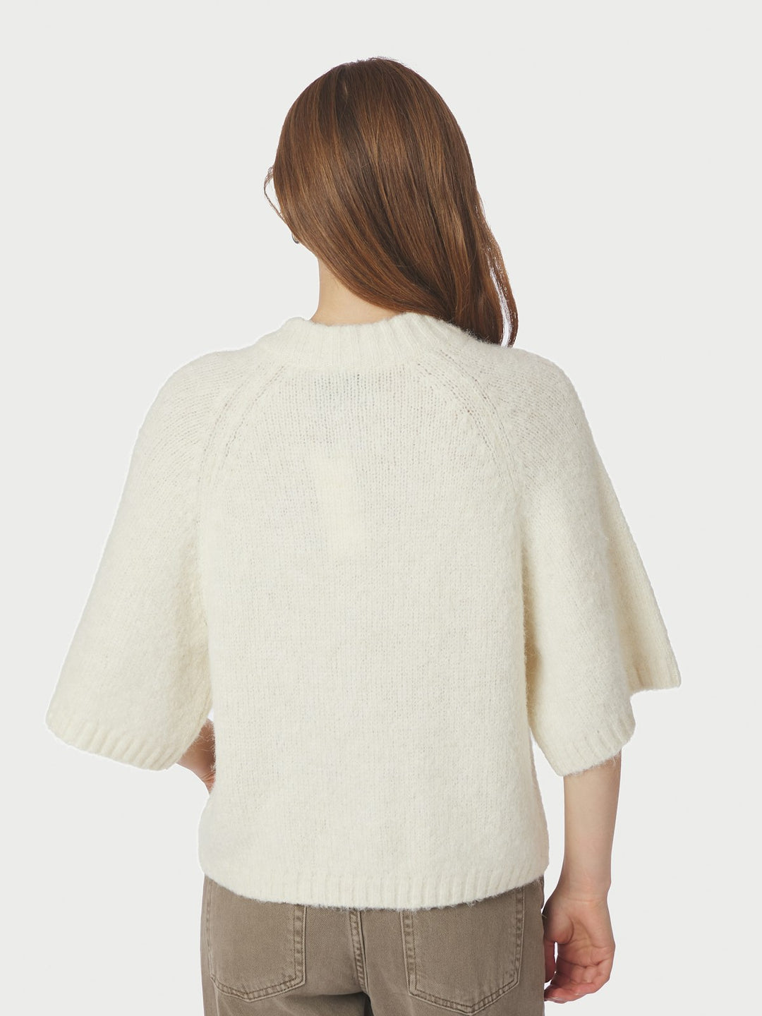Benuta Fluffy Knit Cardigan  Off White
