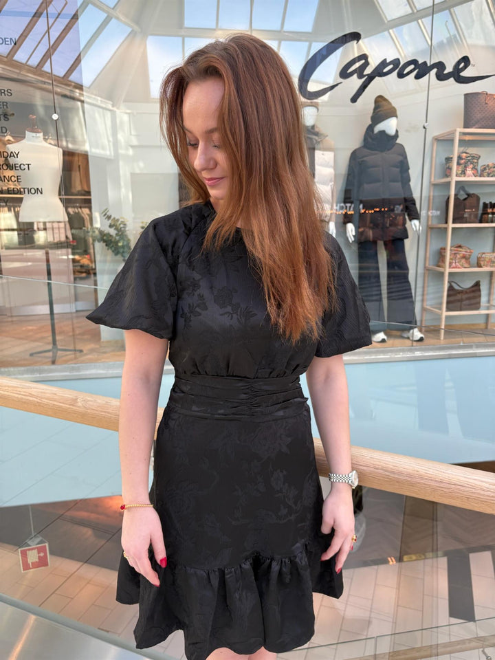 Sulli Jacquard Dress  Black