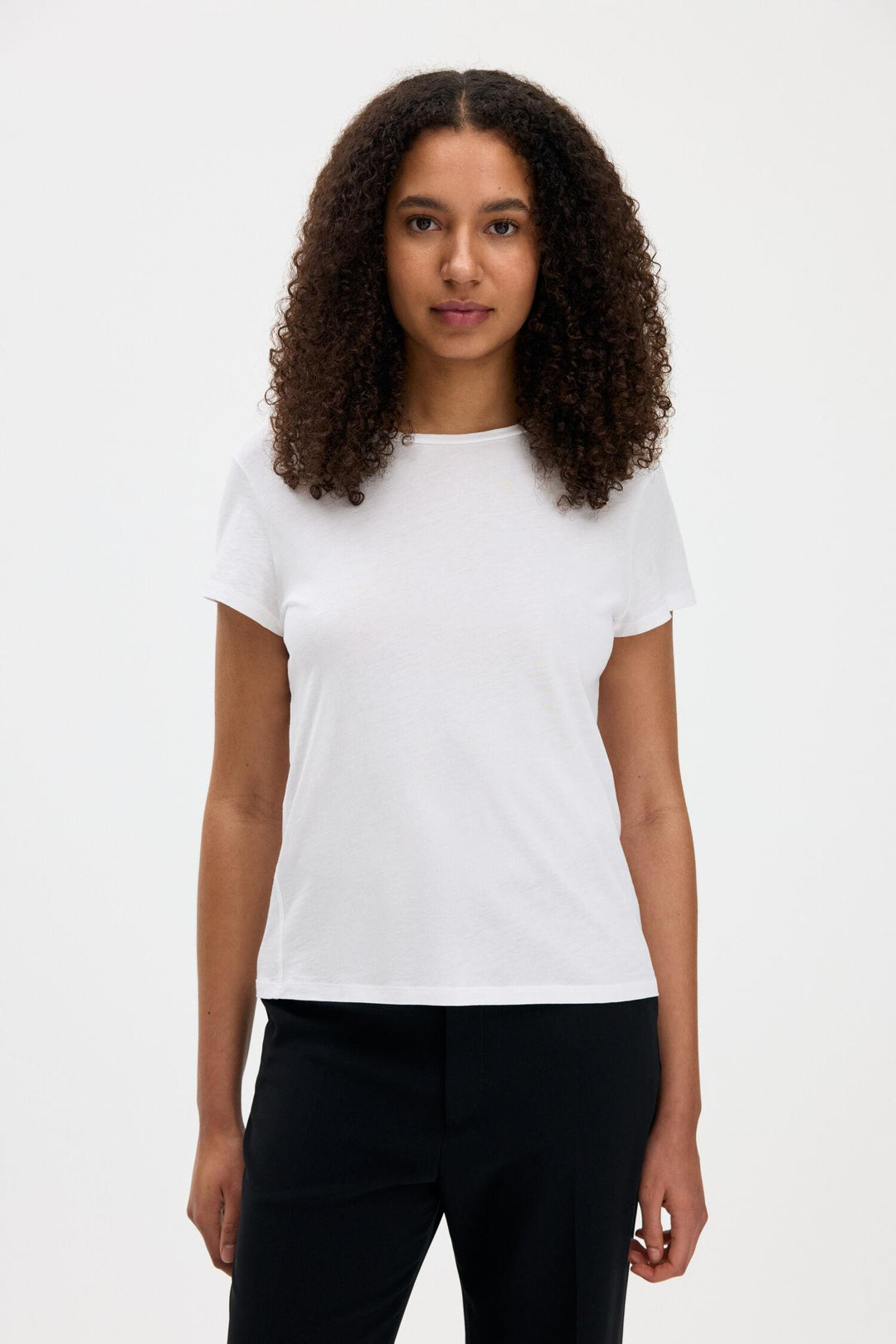 soft cotton tee  White