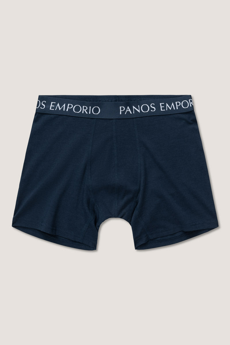 3pk Base Bamboo Boxer  Navy/Lipstick Red/Water