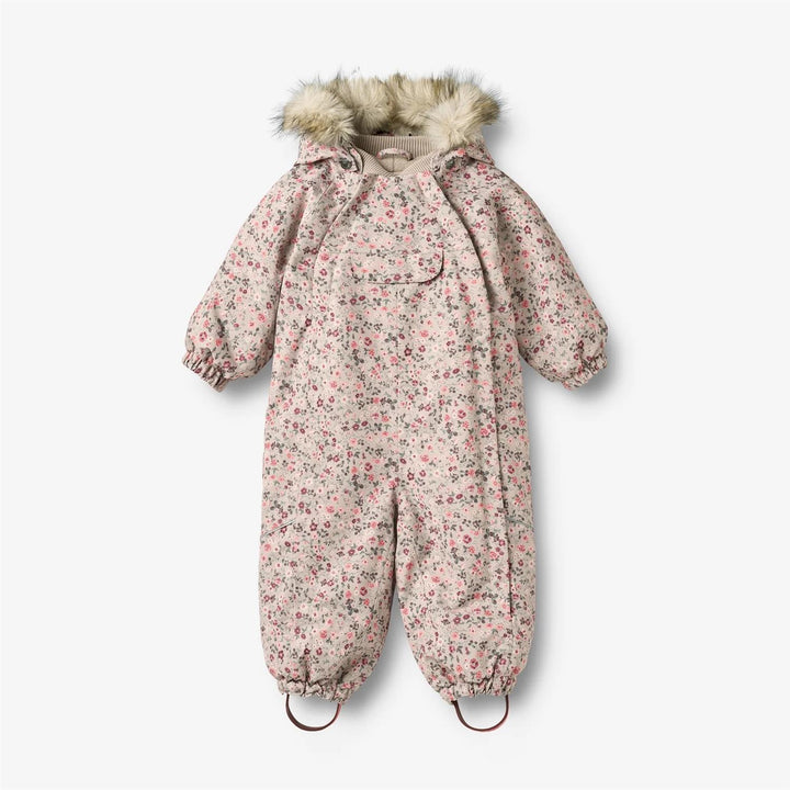 Snowsuit Nickie  Grey Moon Flowers
