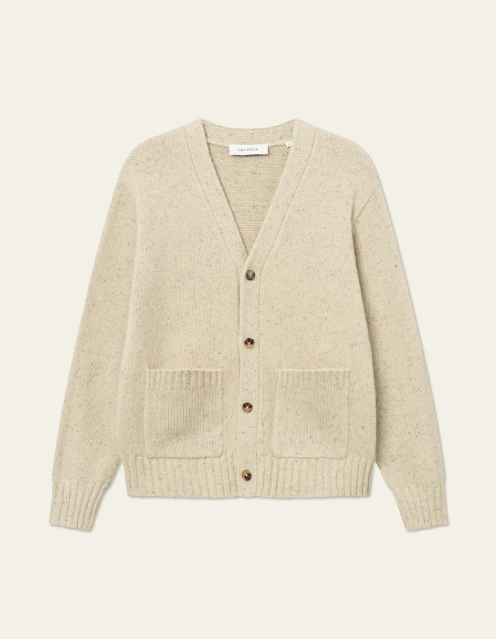 Gary Fleck Wool Cardigan  Light Sand