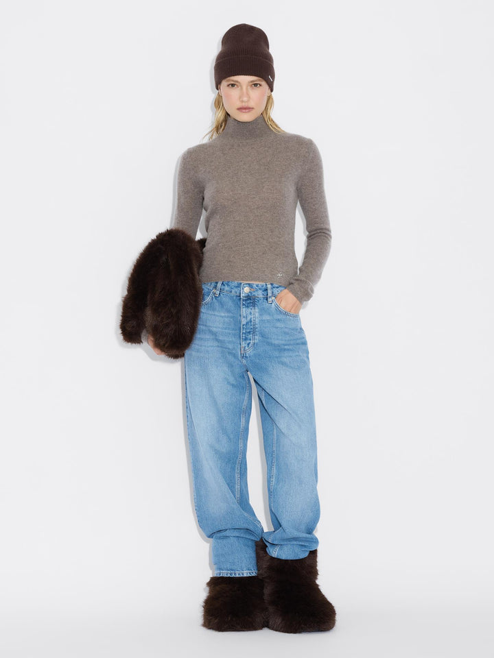 Cashmere Turtleneck  Taupe