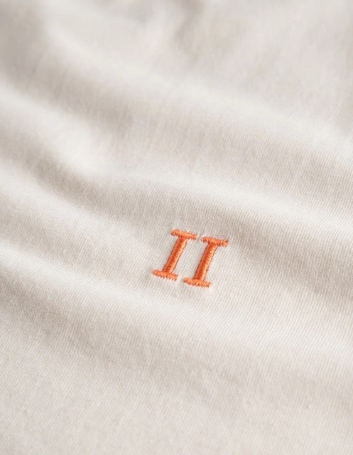 NØRREGAARD T-SHIRT  Ivory/Orange