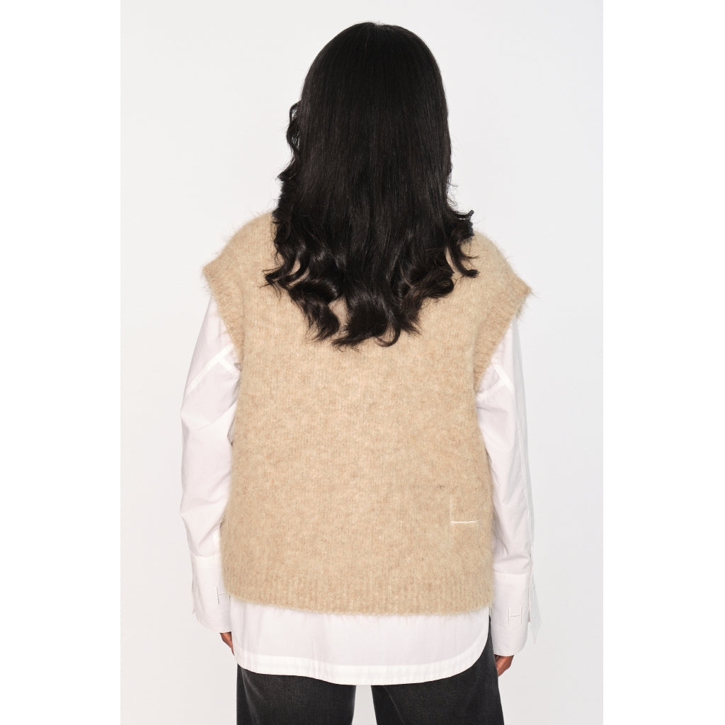 PERNILLE Vest  Savannah Tan