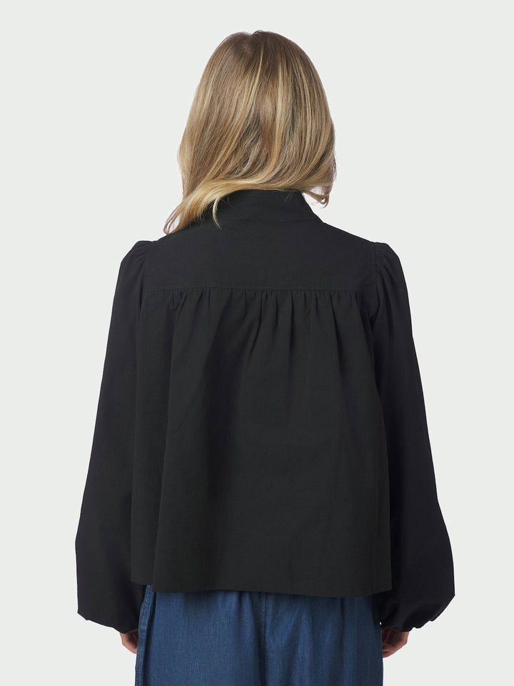 Tirsa Twill Jacket  Black