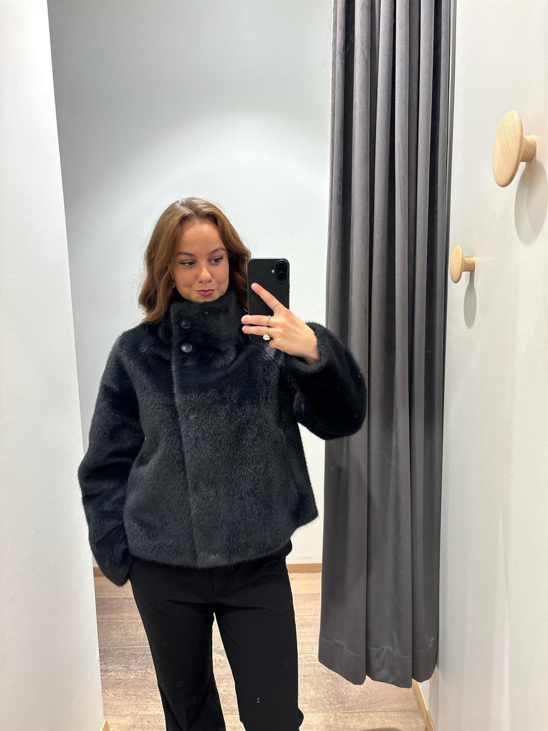 MALLOW FAUX MINK  Dk Grey