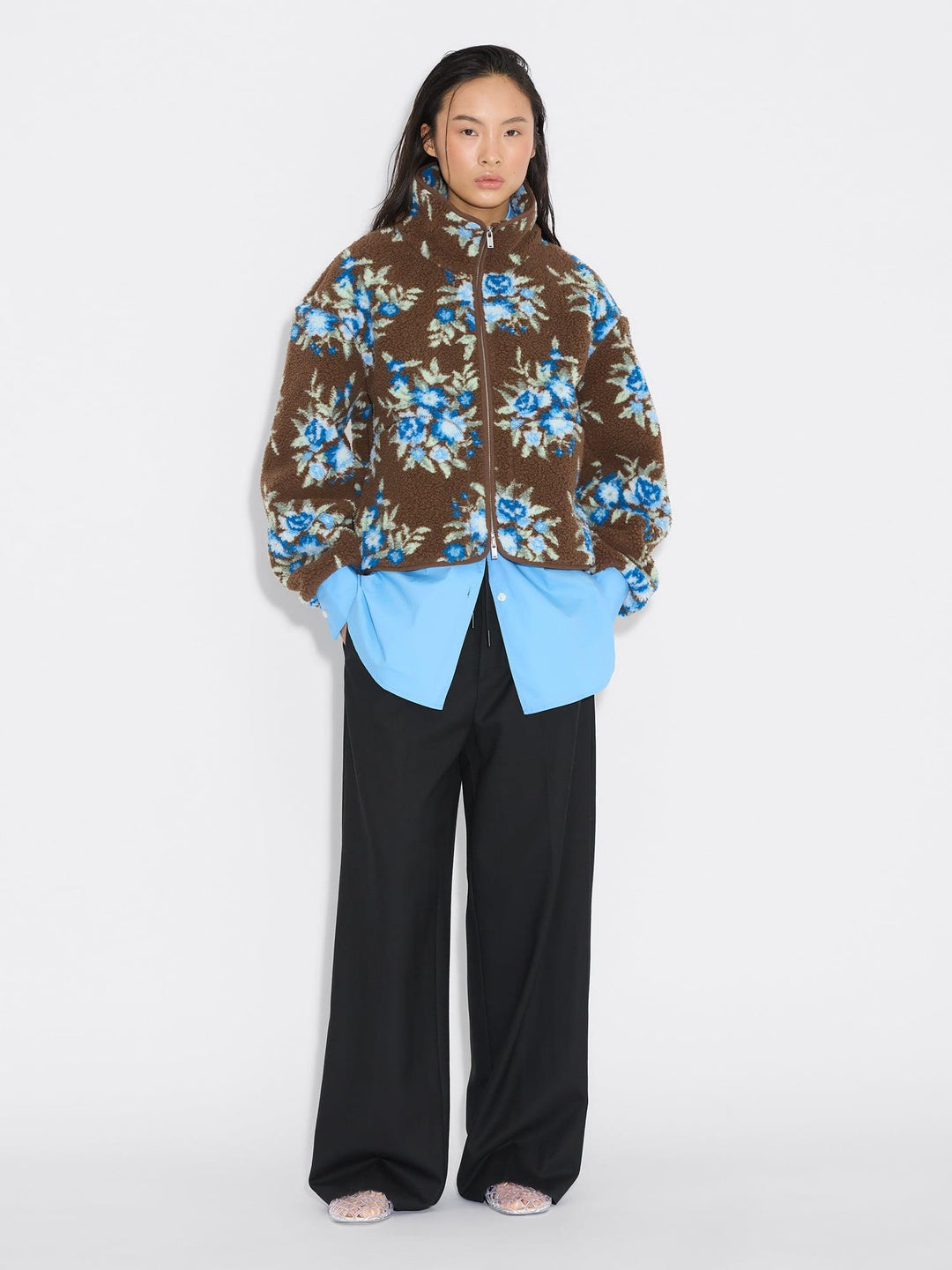 Rype Fleece Jacket  Brown Mix