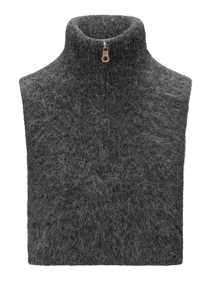 Belinda chunky high neck  Charcoal