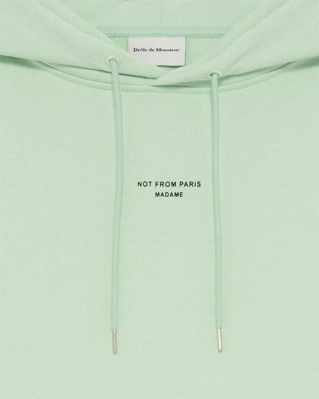 Le Hoodie Slogan Classique  Light Green