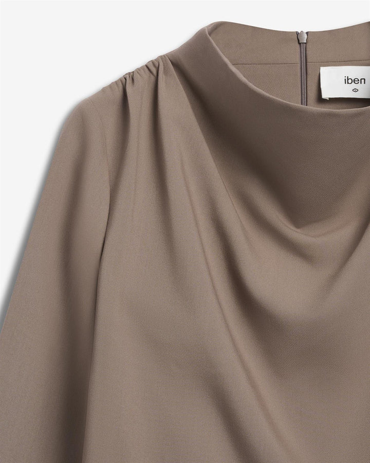 Beverly Top  Taupe Grey
