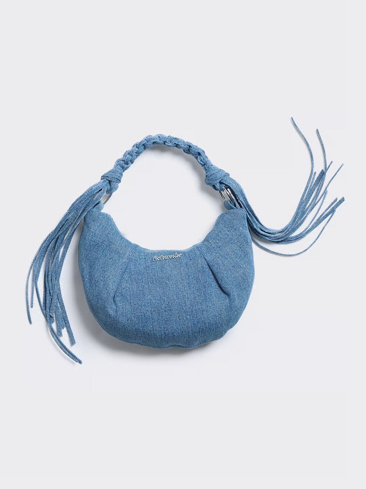Cocoon Denim Micro Bag  Mid Blue