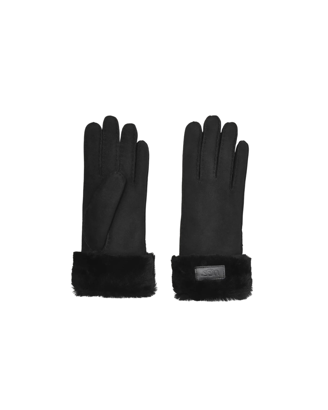 Sheepskin seamed glove  Black