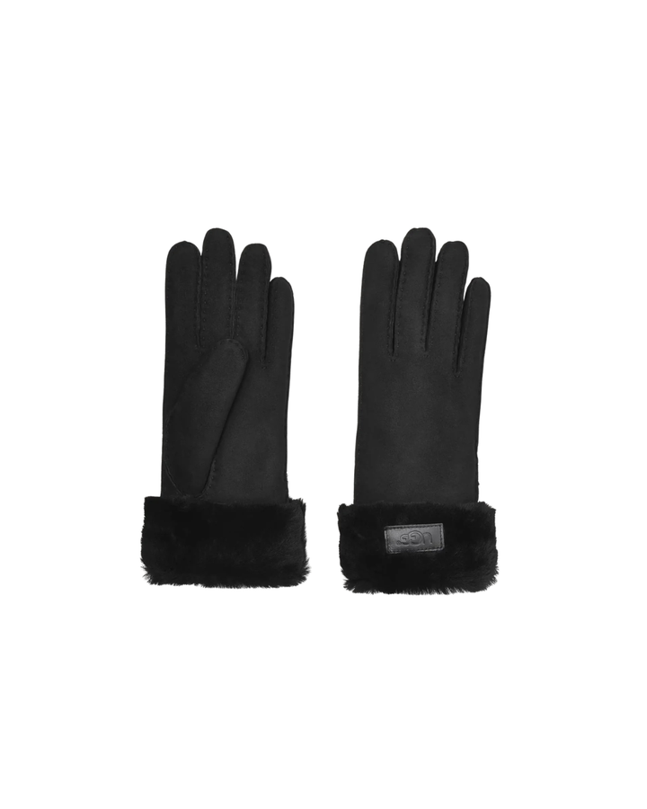 Sheepskin seamed glove  Black