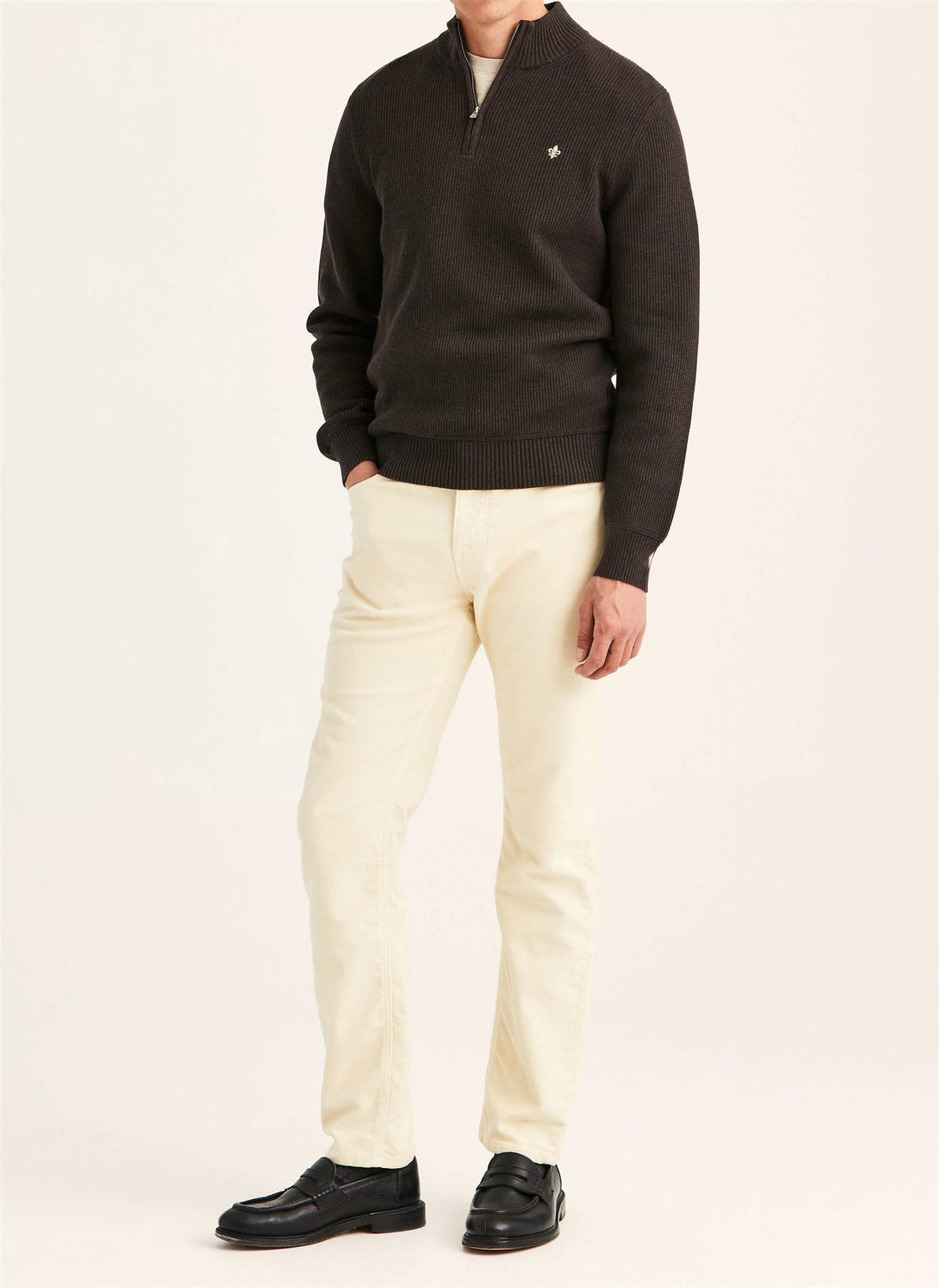 Colin Half Zip  Brown