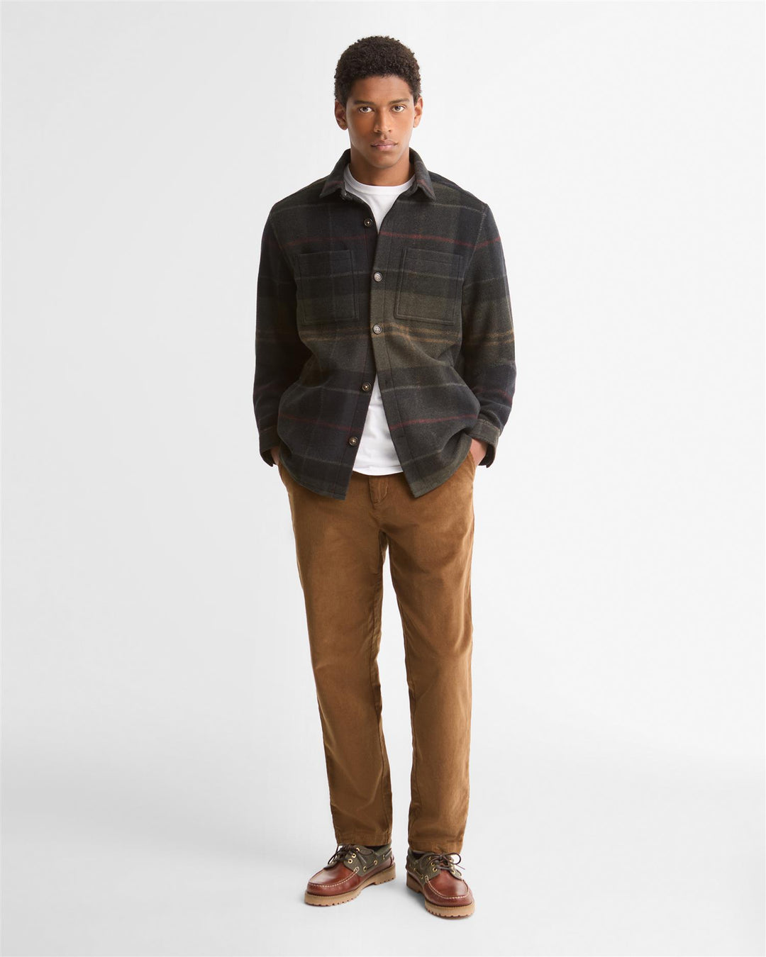 Barbour Woodlane Ovsh  Shadow Classic Tartan