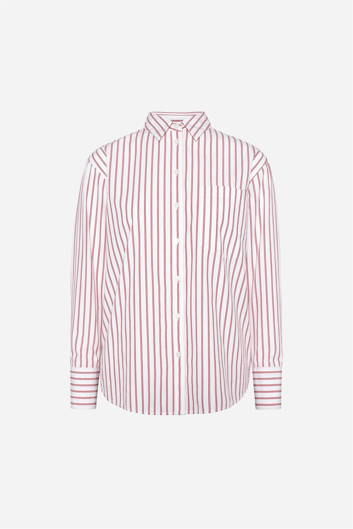 Bibi Stripe Shirt  Red Stripe