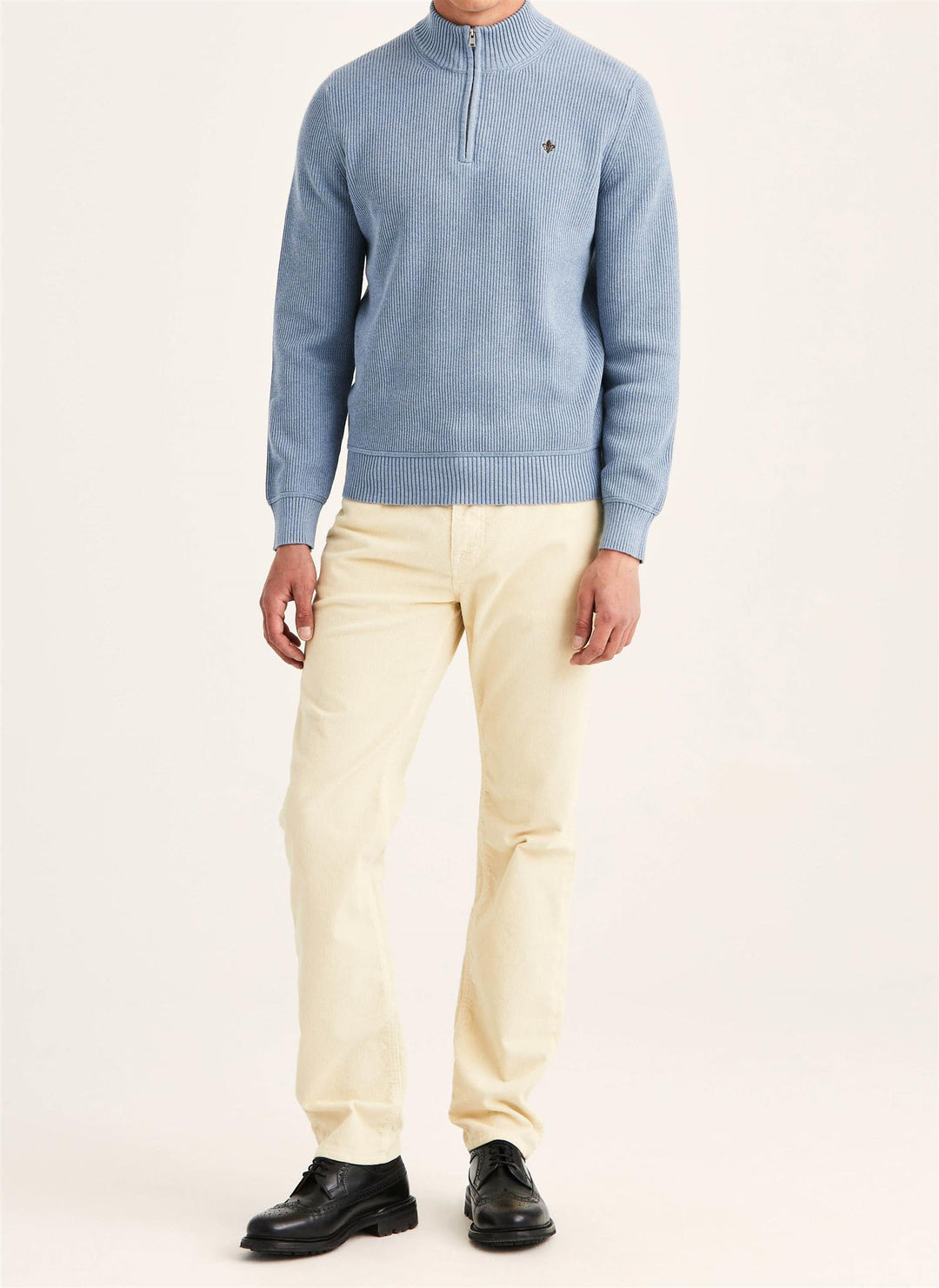 Colin Half Zip  Light Blue
