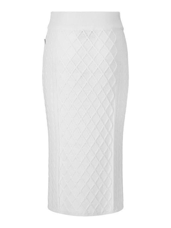 Helly Cotton Skirt  White