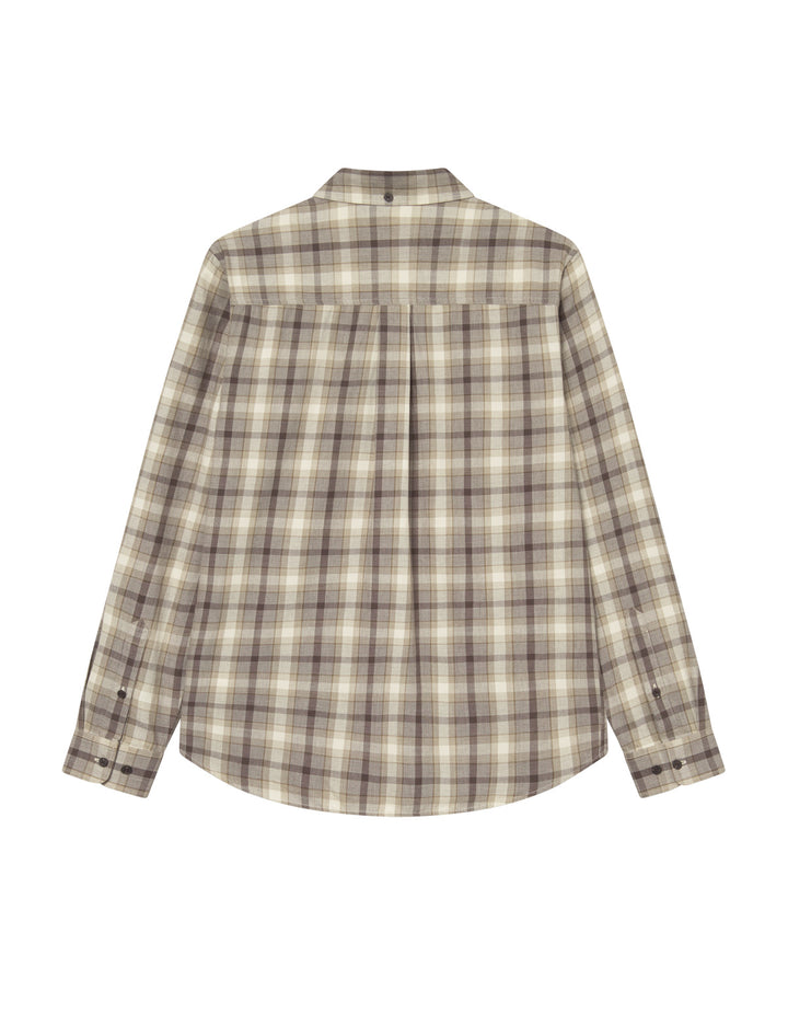 Kent Check Shirt  Ivory