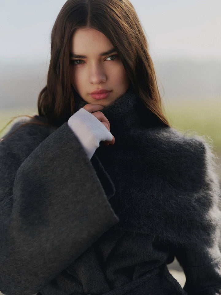 Juli Coat  Dark Grey