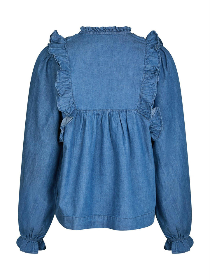Janis Denim Blouse  Blue
