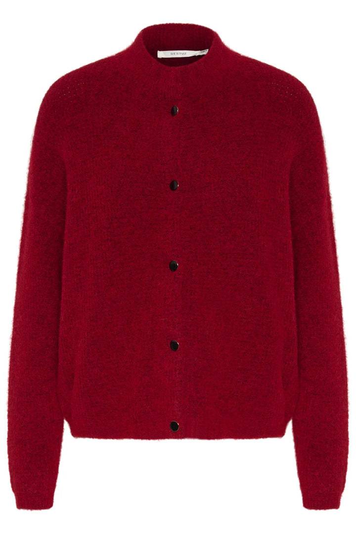 AlphaGZ short cardigan  Haute Red Melange