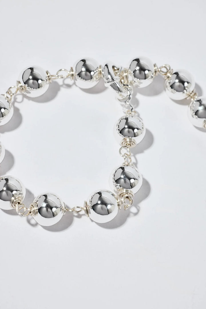 TINY SPHERE BRACELET  Silver