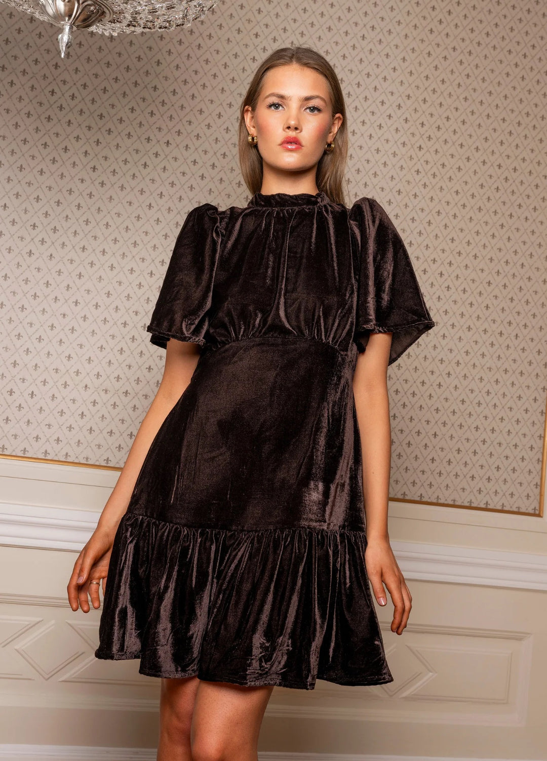Jolie Dress  Velvet Toffee