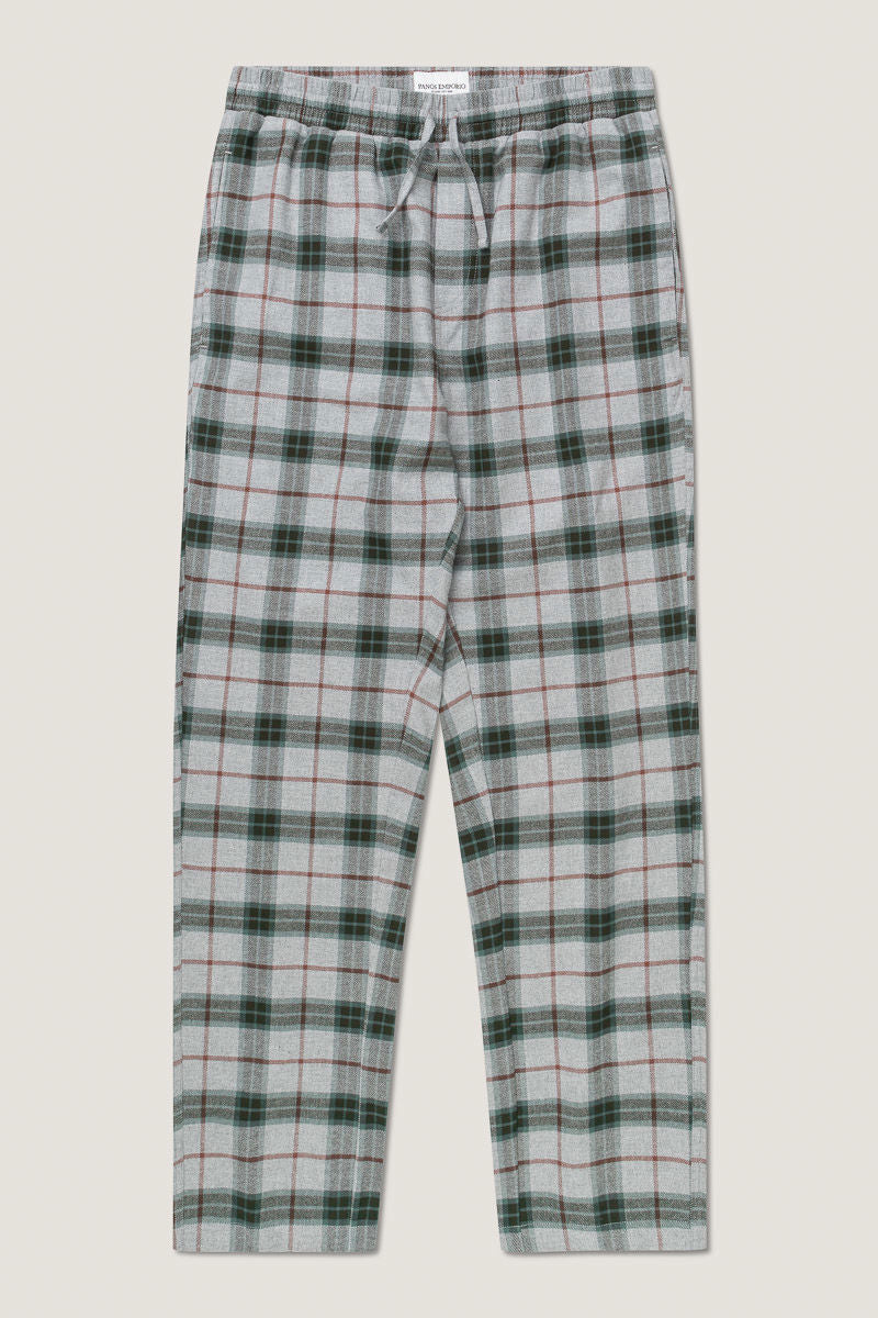 Pj Set  Grey Tartan