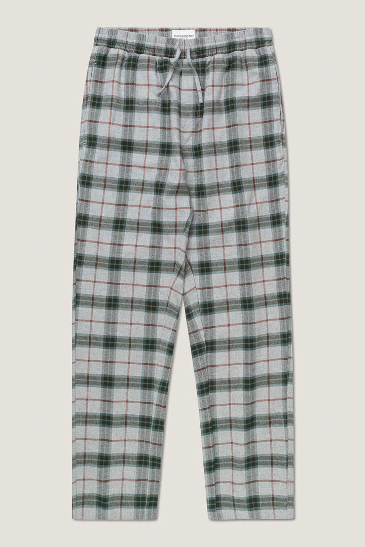 Pj Set  Grey Tartan
