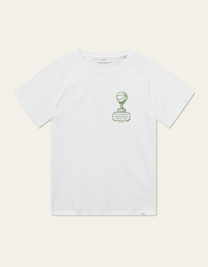 Tournament T-Shirt  White/Vintage Green