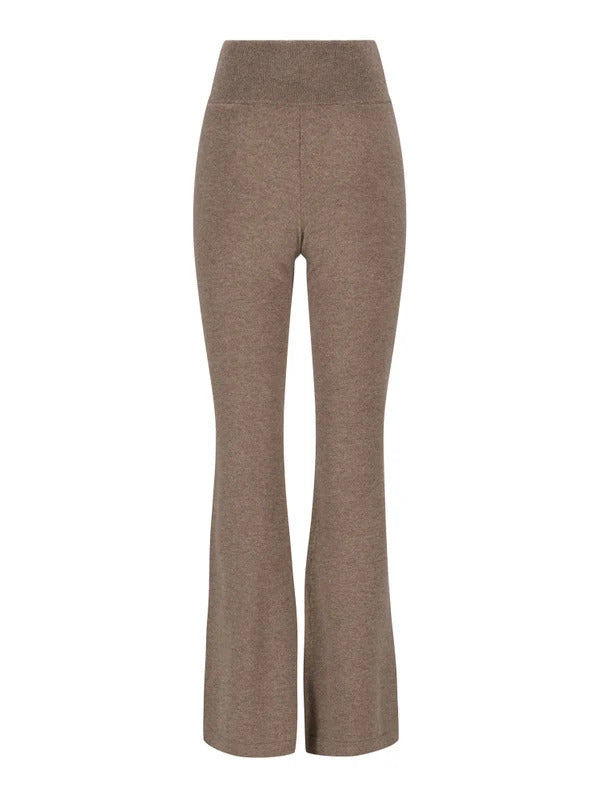 VERA CASHMERE PANTS  Brown Melange