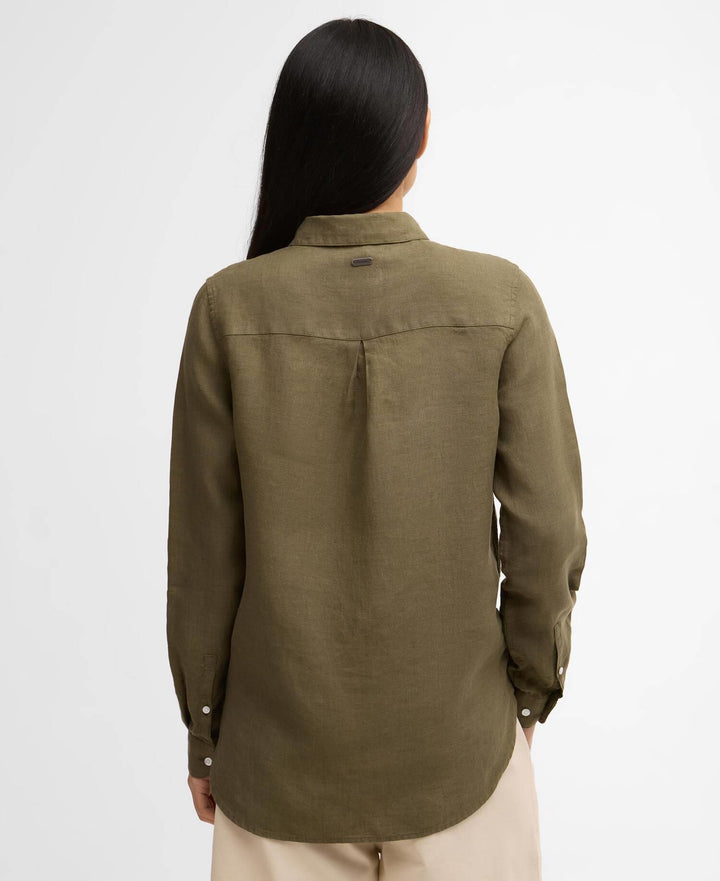 Barbour Marine Shirt  Dusky Khaki