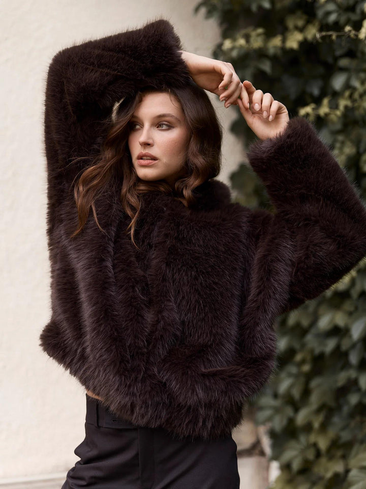 Bunny Faux Fur  Chocolate