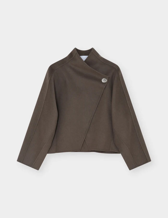 Ramsey - Double Faced Wool  Walnut