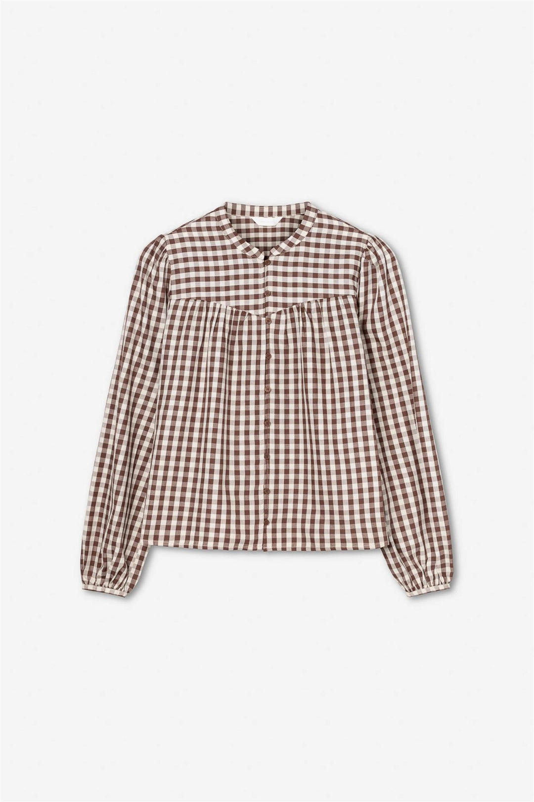 Bellier Blouse  Brown Check