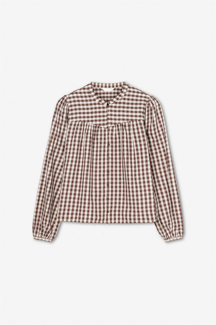 Bellier Blouse  Brown Check