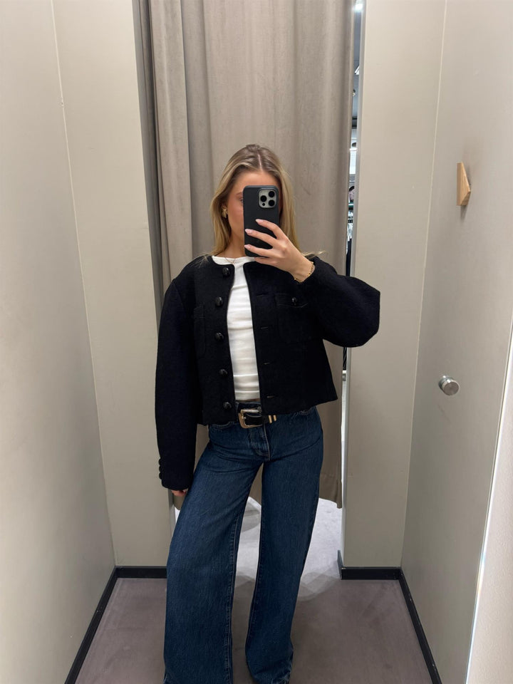 LOUVRE BOUCLÈ  Black