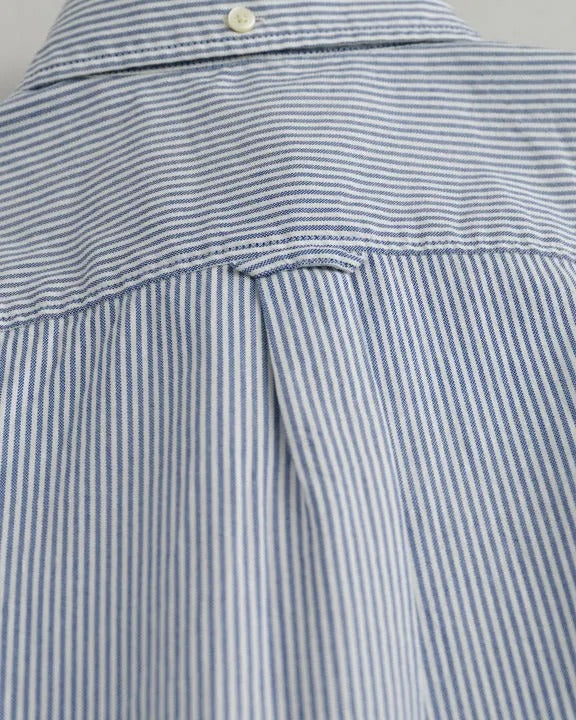 OXFORD STRIPE SHIRT  Persian Blue