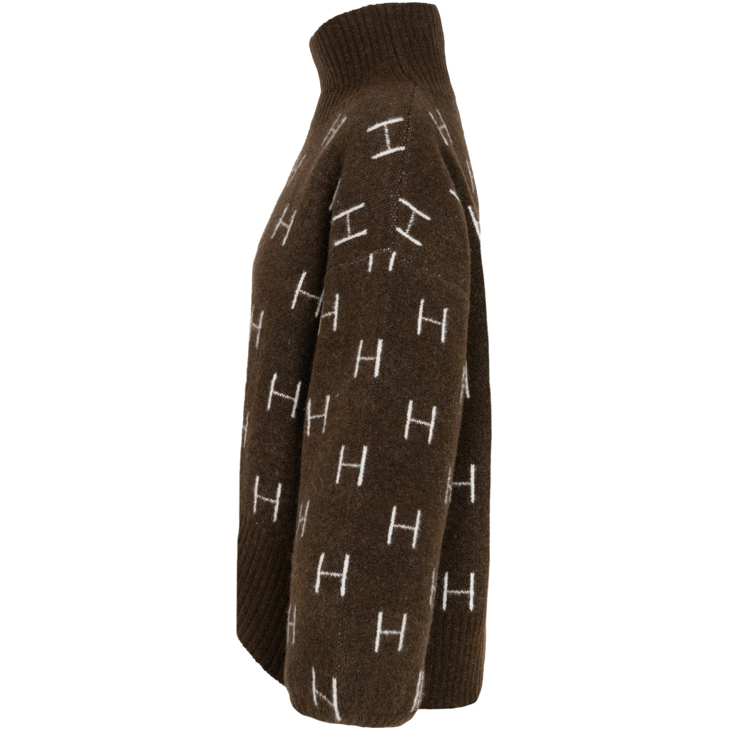 Fam Short Sweater  Dark Earth