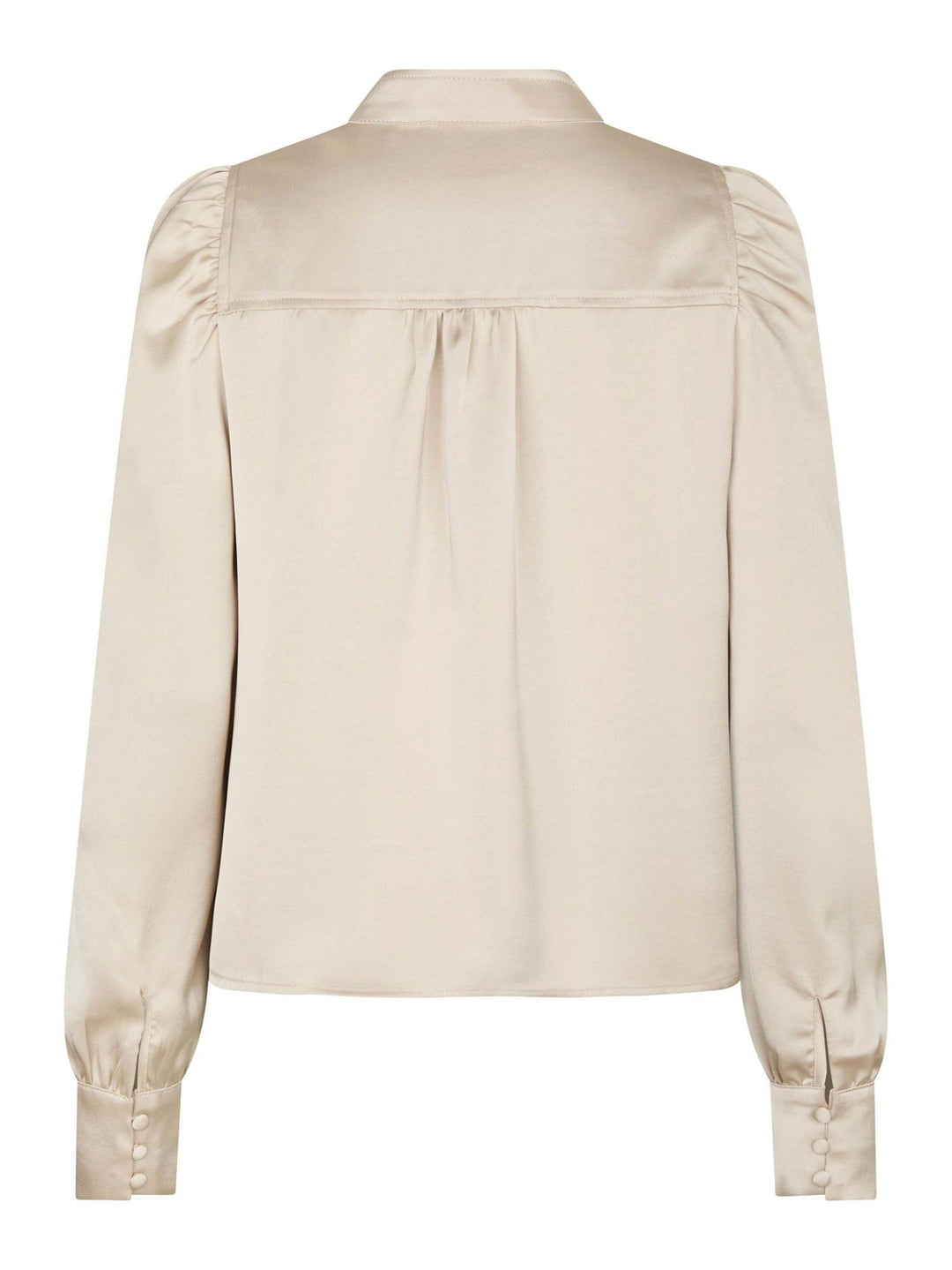 Rosslyn Heavy Sateen Blouse  Champagne
