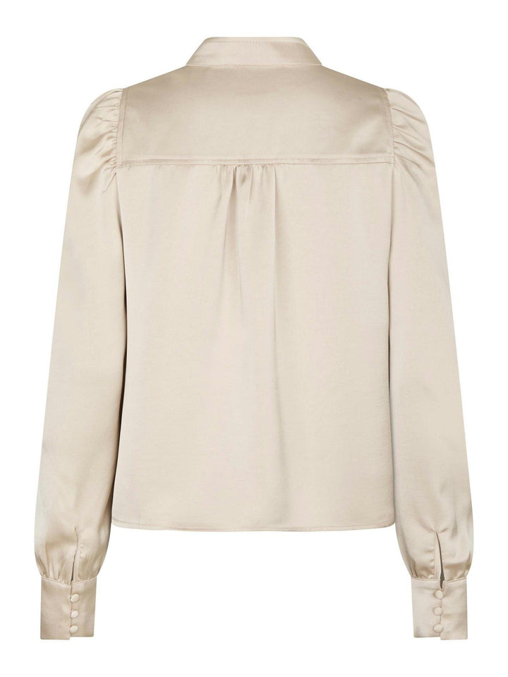 Rosslyn Heavy Sateen Blouse  Champagne