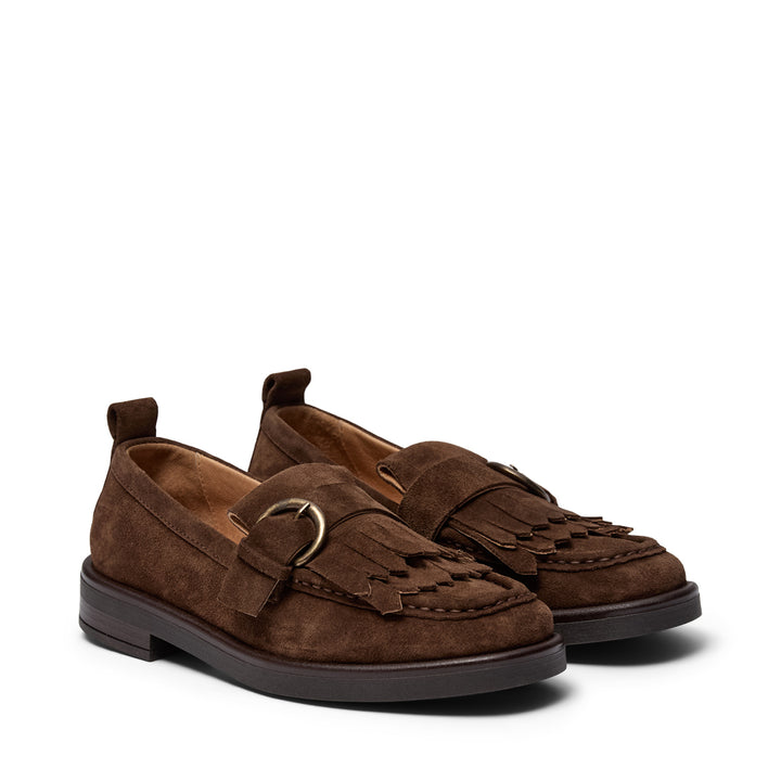 Matilda Suede  Brown Oil