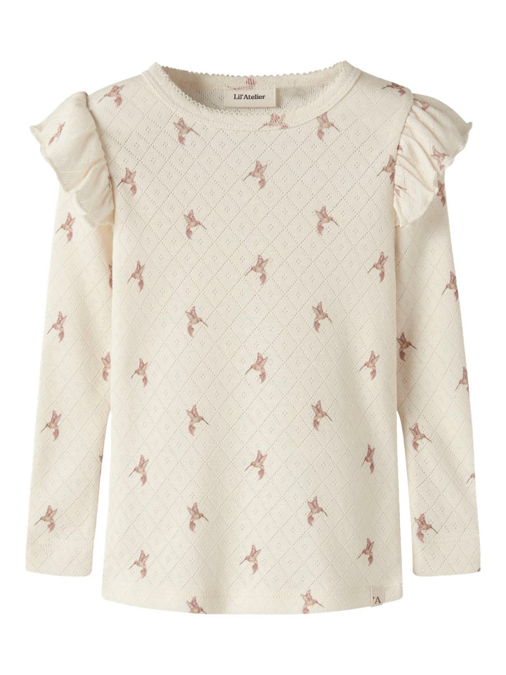 Rachello Tyl Ls Slim Top Hea  Offwhite